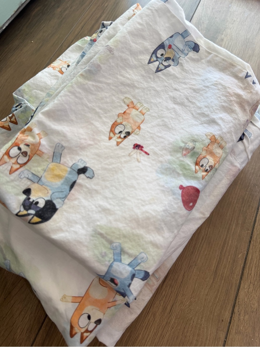 Pottery Barn Kids Twin Sheet Bluey